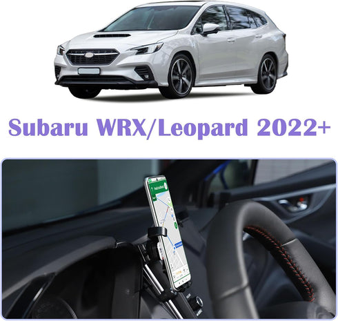 CHEAYAR Car Phone Holder Mount Compatible with Subaru WRX 2022 2023, Phone Mount Dash Clip WRX Accessories (C Style)