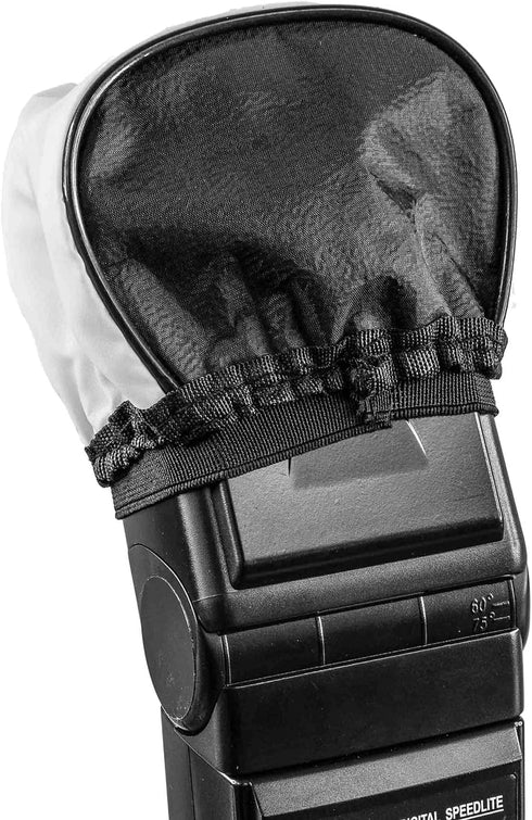 SSE Compact Universal Soft Flash Diffuser for Canon, Nikon, Olympus, Pentax, Sony, and Other Flash Units