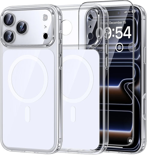 TAURI Original Design for iPhone 17 Pro Case, Compatible with MagSafe with Screen