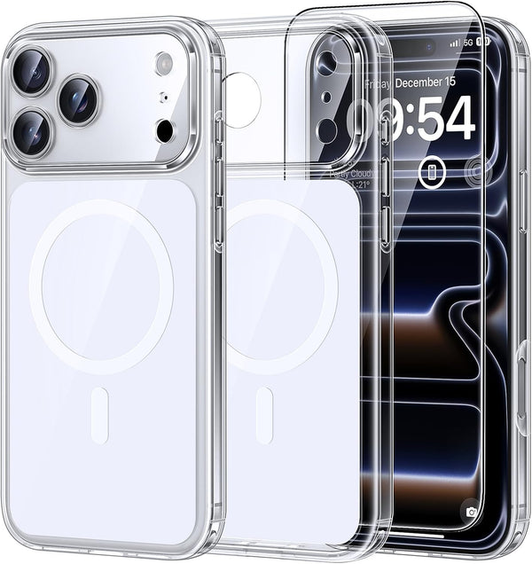 TAURI Original Design for iPhone 17 Pro Case, Compatible with MagSafe with Screen