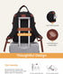 Backpack Backpack Backpack, 17Inch LOVEVOOK Laptop for Women - Stylish Work with Large Cup Holder, Waterproof College