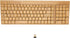 Keyboard and Mouse, 2.4GHz Plug and Play Bamboo Wood Control Devices for Win XP, NT, Vista, Win10, OS X, Android