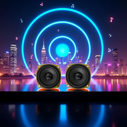 Gikfun 3 4Ohm 20W (Pack 2pcs) EK2173 Full Range Audio Speaker Stereo Woofer Loudspeaker for Arduino Replacement DIY