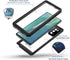 Lanhiem Galaxy Note 20 Case, Built-in Screen Protector, Waterproof Dustproof Heavy Duty Cover (Black/Clear)