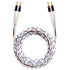 12AWG OFC HiFi Speaker Wire with Dual Gold Plated Banana Tip Plugs, Heavy Duty Braided - 15 Feet