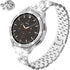 Bands Compatible with Samsung Gear Sport/Galaxy Watch 42mm/Galaxy 4 Classic (42mm), Luxury Rhinestone Diamond Steel