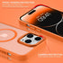 BENTOBEN iPhone 14 Pro Case - Slim Fit Shockproof, Translucent Matte, Magsafe Compatible, Orange, for 6.1" iPhone 14