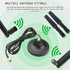 Boobrie 0-3000MHz 5.2ft 4G DC SMA Female Magnetic Antenna Base with SMA Male Connector WiFi Antenna Extension Coaxial