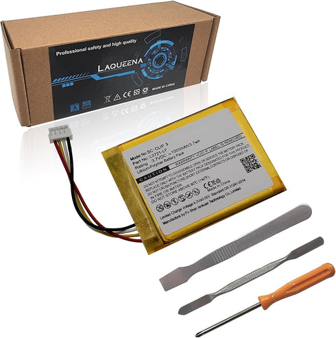 L0721-LF 1000mAh Battery for JBL Clip 3 / Clip 3AN / Clip 3SAND Waterproof Bluetooth Speaker with Tools