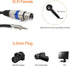 Disino XLR to 3.5mm (1/8 inch) Stereo Microphone Cable, 5ft, for Camcorders, DSLR Cameras, Computer Recording Device