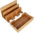 Bamboo Wood Multi-Device Desktop Charging Dock Station, Compatible with iPhone Xs MAX, iPad Mini, Samsung Tablets