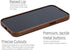 Dockem 17e, 16e, Genuine Leather Case for iPhone iPhone Compatible with MagSafe (MSGL, Brown)