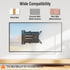 ELIVED 14-42 Inch 29.5 Inch 200x200mm, 44 lbs. Long Arm TV Wall Mount for Most tvs & Monitors, Long Extension TV Mount
