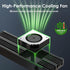 WAVLINK 880F Heatsink with SATA 15Pin Interface, M.2 Heatsink for 2280 NVMe PCIe/SATA SSD, Performance Cooler
