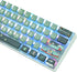 Green Pudding Keycaps PBT Translucent Keycap - 118 Key ASA Profile Keycaps 60 Percent Custom Keycap Set for Cherry