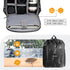 TARION Small Camera Backpack Bag, Professional DSLR Bag with Waterproof Rain Cover, Black TB-S