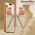 Ivachell 2 Pack 17 (6.9 inch Mirror Screen Protector for iPhone Pro Max Privacy Tempered Glass Mirrored Effect Anti-Spy