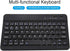 VBESTLIFE 7in Slim Lightweight Bluetooth Keyboard for Android iOS Win, Portable Aluminum Alloy Wireless USB Keyboard