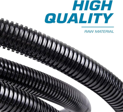Nippon America Split Wire Loom Flex-Guard Tubing, 3/4" x 20 ft, Protective Cable Sleeves