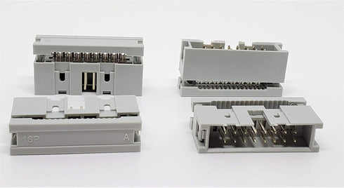 Pc Accessories - Connectors Pro 10-Pack 2X8 16P Dual Rows 2.54mm Shrouded IDC Male Header, 16 Pins