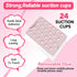 Silicone Suction Phone Case Mount, Non Slip Suction Cup Phone Mount, Hands-Free Phone Accessories Holder for Selfies
