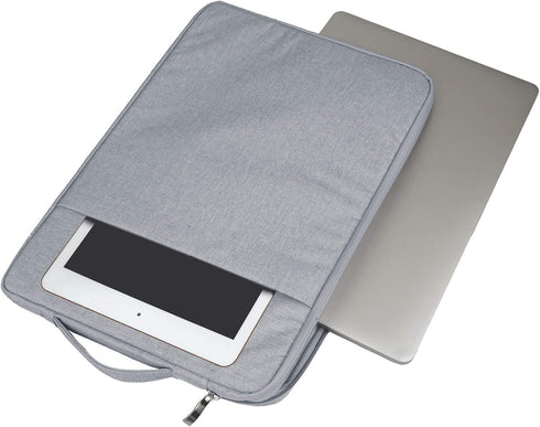 RAINYEAR 14 Inch Laptop Sleeve Case, Handbag with Handle Strap for Chromebook, Gray