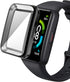 Screen Protector Case for Huawei Honor Band 6, Ultra-Thin Soft TPU Plated Bumper Case, Full Cover Protective Shell