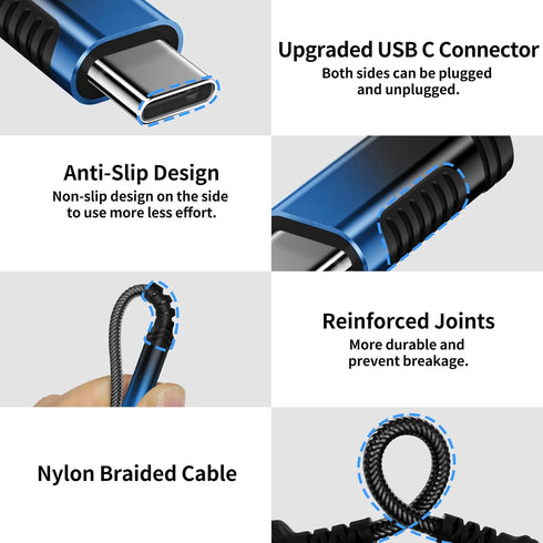 USB Type C to 3.5mm Audio Adapter for Motorola Edge+, iPhone 16, Google Pixel, Nylon Cable to Aux Jack Dongle