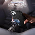 IDweel iPhone 14 Case: 2-in-1 Shockproof Cover with Screen Protector, 360° Ring Holder, Camera Lens Protector, Black.