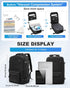 VGCUB Backpack Vacpack Daypack Backpacks Vacuum Travel with Pump System Storage Carry on Work Laptop Business