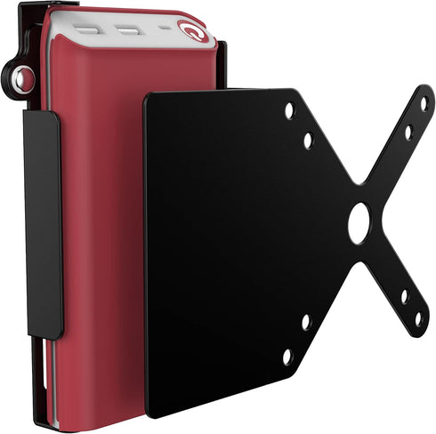 Power Bank Holder – CTA VESA-Compatible Power Bank Holder That Attaches to CTA Tablet Enclosures or Other Compatible Mounting Plates (ADD-PBVESAB) - Black
