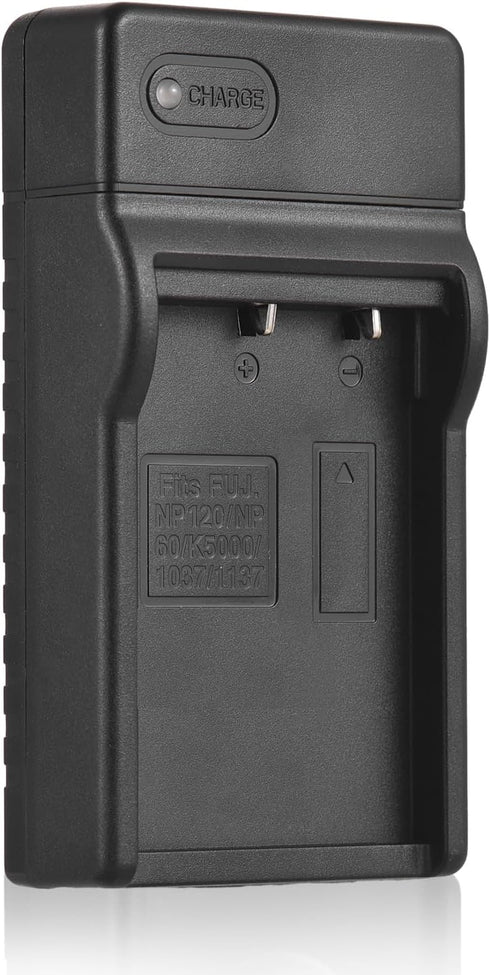 Andoer NP-120 Battery Charger with LED Indicator Type-C Port & USB Cable Compatible
