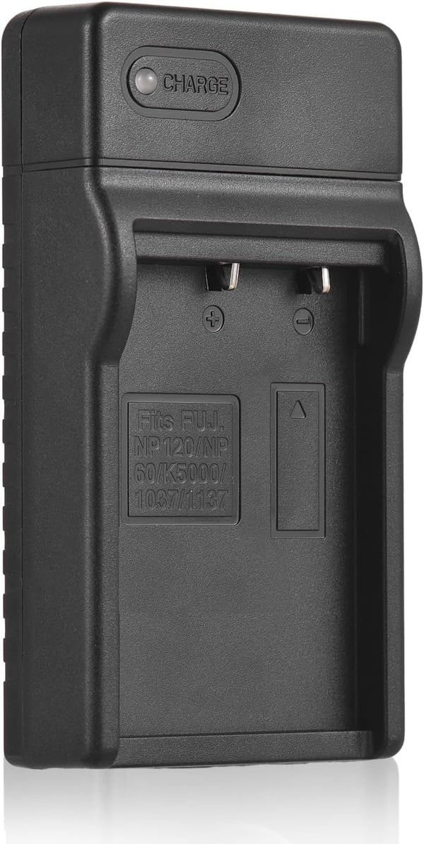 Andoer NP-120 Battery Charger with LED Indicator Type-C Port & USB Cable Compatible