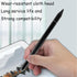 Stylus Pens for iPad, Luntak 3 in 1 Ballpoint Pen, Fiber Tip & Clear Disc Capacitive Stylus for All Touchscreens (Black)