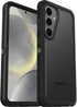 OtterBox S24+ Samsung Galaxy Defender Series XT Clear Case - Dark Side (Clear/Black), screenless, Rugged, Lanyard