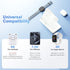 SMILE STATION 3 1 17-12 Wireless Charging Station for Apple Devices: in Foldable Qi Compact Case-Friendly Charger Stand