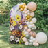 Jnbasdffb 6.6 Vintage Flowers Wedding Arch Cover,Stretchy Spandex Arch Backdrop Stand Covers FT,Spring Rustic Oil