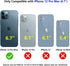JAHOLAN Gold Glitter Sparkle Case Compatible with iPhone 12 Pro Max, Marble Design, Clear Bumper TPU Soft Rubber Cover