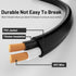 Vockjour 2 5Ft PS5/PS4/PS3 5 4 3, Prong AC Power Cord Black, Universal Power Cable Replacement for Sony Slim