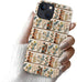 Generic 14,Anti-Scratch Compatible with iPhone Glossy Case Cover,Embroidery Book Flowers Bookshelf