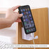2 Pack Wall Mount Phone Holders - Adhesive Cell Phone Charging Brackets, Organizer Storage Box for Home Office.