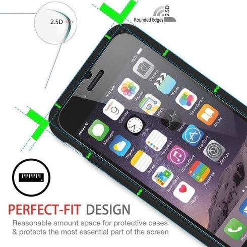 IFLASH iPhone XR, iPhone 11 Glass Screen Protector, Crystal Clear Tempered Glass, Case Friendly, Scratch Proof