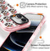 Rosarnnah 17 20 (6.3") for iPhone Case Cute - Compatible with Magsafe - Military-Grade ft Drop Protection Shockproof