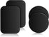 Mount Metal Plate for Cell Phone Magnet Holder with Strong Adhesive Sticker, 2 Round and 2 Rectangle
