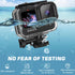 Accessories Kit for Gopro Hero 12 11 10 9, Waterproof Housing Case, Underwater Float Handle, Silicone Sleeve, Bundle Set