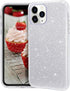 MATEPROX Compatible with iPhone 11 Pro Case, Bling Sparkle Cute Girls Women Protective Case - Silver