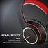LORELEI X8 Over-Ear Wired Headphones with Microphone, Tangle-Free Nylon Line, Lightweight Foldable for Smartphone