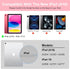 FGZZROU 10th/11th(A16) 2022/2025, 10.9 Inch for iPad Generation Case with Keyboard Magnetic Detachable Bluetooth