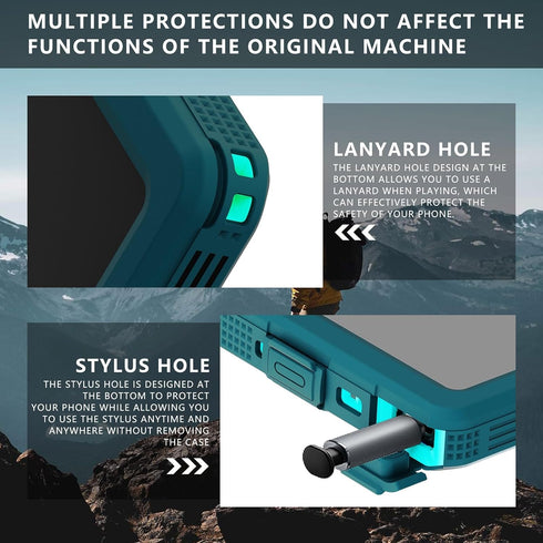 Galaxy S24 Ultra Waterproof Case - IP68 Full Body, MagSafe Compatible, Military Grade Shockproof, Built-in Screen