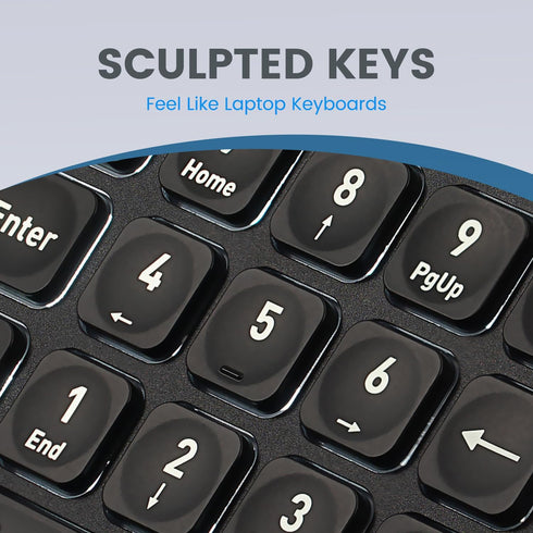 Perixx PERIBOARD-333B Wired USB Backlit Keyboard, Compact 14.25x4.57 Inches, X Type Scissor Keys, Big Print Letters,